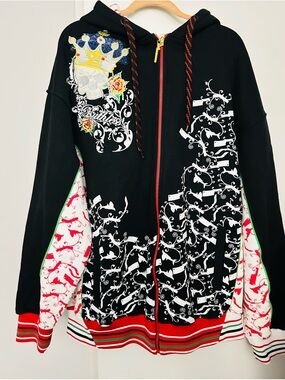Members Property Ed Hardy Like Skull Jacket, Black